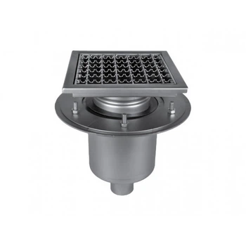 Двокорпусний mini трап Wm200с (вертикальним/горизонтальним) випуском DN50 ATT Inox Drain Wm200/50V2
