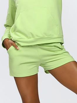 Спортивні шорти жіночі DKaren Koko XS Світло-зелені (5903251466463)