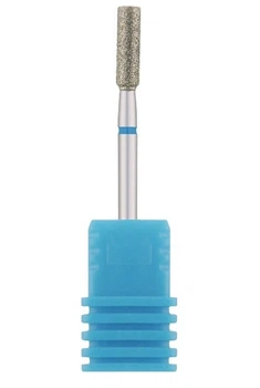 Фреза алмазная Nail Drill "Цилиндр" 842 032B диаметр 3,2 мм, синяя