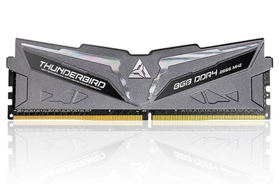 Пам'ять 8Gb DDR4, 2666 MHz, Arktek Thunderbird, Black, 19-19-19-43, 1.2V, з радіатором (AKD4S8P2666H)