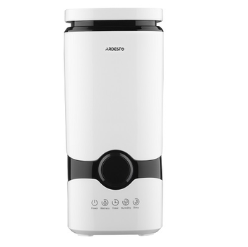 Зволожувач повітря ARDESTO USH-M-LCD-4L-W ультразвуковий 40м2 4л 300мл/г пульт ДК білий