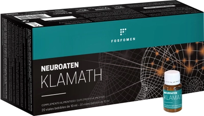 Комплекс вітамінів та мінералів Herbora Fosfomen Neuroaten Klamath 20 х 10 мл (8426494182015)