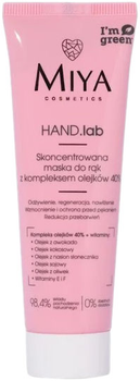 Maska do rąk Miya Cosmetics Hand.lab skoncentrowana z kompleksem olejków 40% 50 ml (5906395957972)