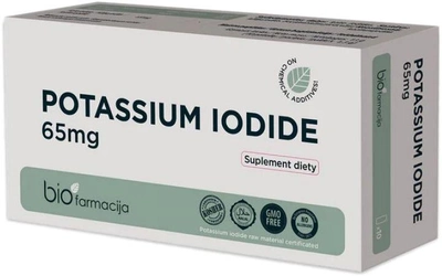 Suplement diety Biofarmacja Jodek potasu 65 mg 10 szt (7290010115501)