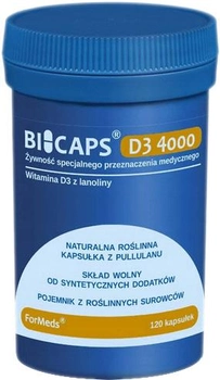 Дієтична добавка Formeds Biocaps Vitamin D3 4000 120 капсул (5903148621111)