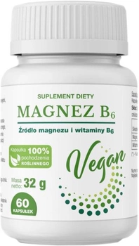 Дієтична добавка Gorvita Magnez Vegan 60 капсул (5903317643296)