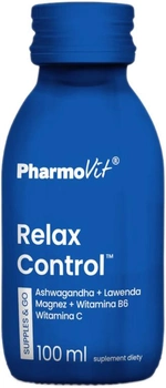 Комплекс вітамінів та мінералів Pharmovit Relax Control Supples & go 100 мл (5904703901068)
