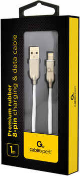 Kabel Cablexpert USB - Apple Lightning 1 m Biały (CC-USB2R-AMLM-1M-W)