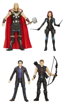 Мстители Тор, Черная Вдова, Соколиный Глаз, Брюс Баннер Avengers Movie Legends 4-pack Action Figure 6" Thor, Black Widow, Bruce Banner, Hawkeye Hasbro