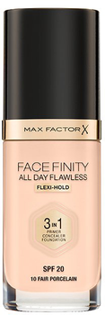 Podkład do twarzy Max Factor Facefinity All Day Flawless 3w1 10 Fair Porcelain SPF20 30 ml (3614227923201)