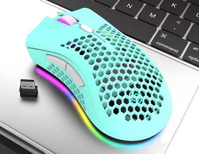 Беспроводная мышь Viper BM600 Бирюзовая 1600 dpi RGB с подсветкой