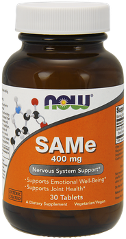 Хондропротектор Now Foods SAMe 30 таблеток (4384300816)