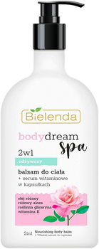 Лосьйон для тіла + вітамінна сироватка в капсулах Bielenda Body Dream Spa 2 w 1 поживний 350 мл (5902169051693)