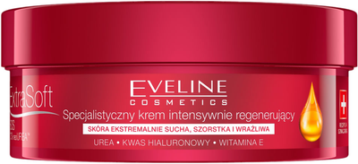 Krem do ciała i twarzy Eveline Cosmetics Extra Soft SOS specjalistyczny intensywnie regenerujący 10% Urea 175 ml (5901761965346)