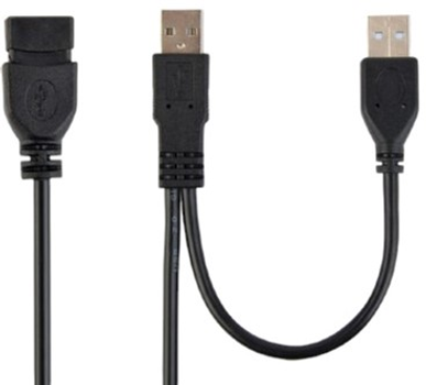 Kabel Cablexpert USB-A (M) do USB-A (F) 0.9 m (CCP-USB22-AMAF-3)