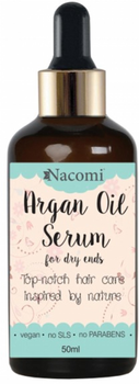 Serum do końcówek Nacomi z olejem arganowym, z pipetą 50 ml (5902539702149)