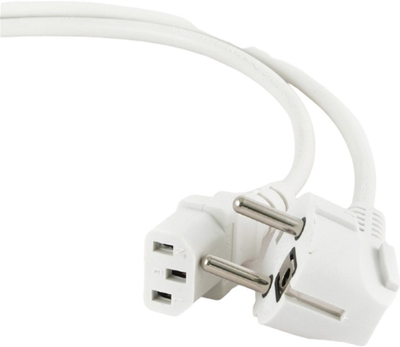 Kabel zasilający Cablexpert CEE7/17-C13 VDE 1.8 m Biały (PC-186W-VDE)