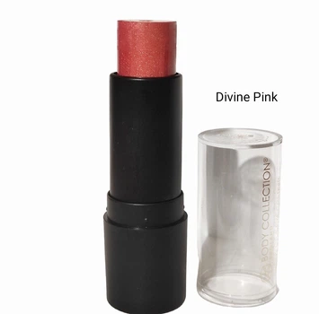 Сияющие кремовые румяна Body Collection Cheek Shimmer Stick - Divine Pink Розовый