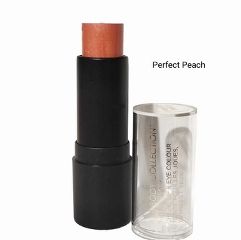 Сияющие кремовые румяна Body Collection Cheek Shimmer Stick - Perfect Peach Персиковый