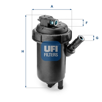 Фільтр паливний UFI 55.120.00