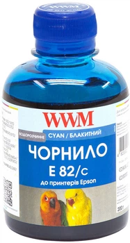 Чернила WWM E82 Epson Stylus Photo T50/P50/PX660 200 мл Cyan (E82/C)