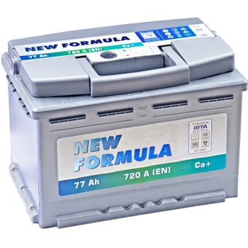 Акумулятор автомобільний NEW FORMULA 77Ah Єв (-/+) 720EN (5772204209)