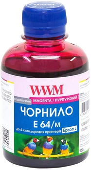 Чернила WWM E64 Epson L110/L210/L355 200 мл Magenta (E64/M)