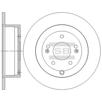Тормозной диск HI-Q SD1082