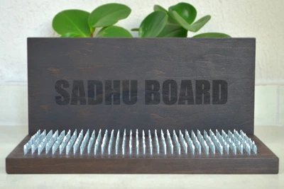 Динамическая доска садху для новичков прямоугольная 10 мм "SADHU BOARD" Double Black 218-005-084