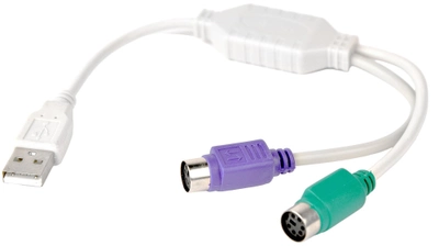 Адаптер Cablexpert USB-А/2х PS/2 30 см (8716309017305)