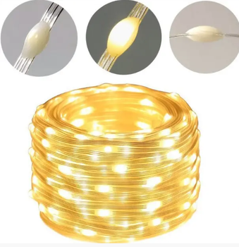 Уличная светодиодная гирлянда Большие Капли Росы CC18200-T300, 300 LED, 30 м, 8 режимов свечения, теплый