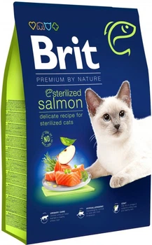 Сухий корм для стерилізованих котів Brit Premium by Nature Cat Sterilized Salmon з лососем 8 кг