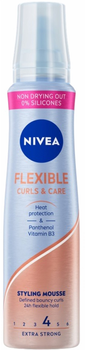 Pianka do stylizacji włosów Nivea Flexible Curls & Care 150 ml (5900017088228)