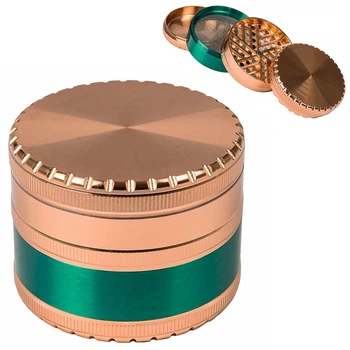 Большой Металлический Гриндер Для Табака "Unusual Grinder Green"