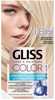 Rozjaśniacz do włosów Gliss Color Care & Moisture intensywny L8 (9000101716580)