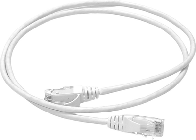 Patchcord Corning RJ45-RJ45 U/UTP Cat 6 AWG 26/7 PVC White (4016032372080)