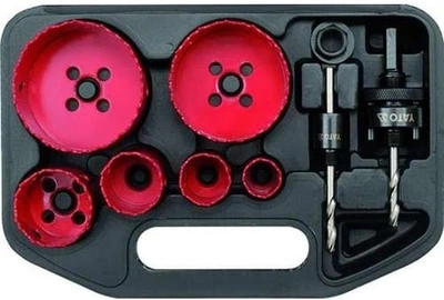 Zestaw otwornic YATO BI-METAL HSS M3 22-73 mm 8 szt. (YT-3380)