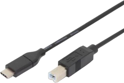 Кабель Digitus Typ USB Type-C – USB Type-B 1.8 м Black (4016032437536)