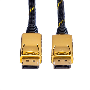 Kabel Delock DisplayPort – DisplayPort 2 m Gold (4043619825851)