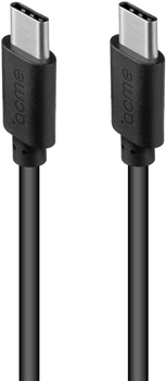 Kabel ACME USB Type-C – USB Type-C PD 60W 1 m Black (4770070881538)