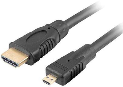 Kabel Lanberg HDMI – micro-HDMI v1.4 1 m Black (5901969429008)