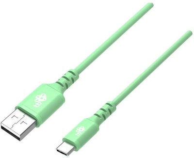 Кабель TB USB – USB Type-C Quick Charge 2 м Green (5902002148856)