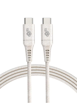 Kabel TB USB Type-C – USB Type-C 2.0 3A 1 m Beige (5902002186704)