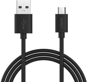 Kabel Aukey micro-USB – USB Type-A Quick Charge 0.3 m Black (5902666662071)