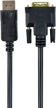 Kabel Gembird DisplayPort – DVI 3 m Black (8716309078955)