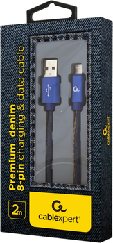 Kabel Gembird USB Type-A 2.0 – Lightning 2 m Black (8716309107990)