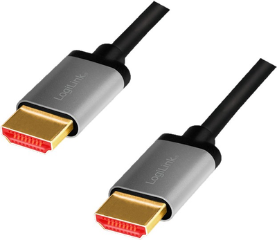 Kabel Logilink HDMI – HDMI 2.1 8K 60 Hz Aluminiowy 3 m Black (4052792062199)