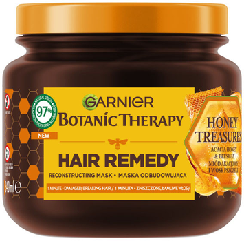 Maska do włosów Garnier Botanic Therapy Honey Treasures odbudowująca 340 ml (3600542524216)
