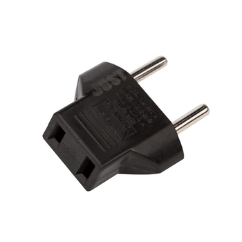 Адаптер USA2EU Plug с американской на евро розетку (PLG-USA2EU-BLK)