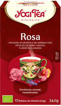 Herbata w torebkach Yogi Tea Rosa 17 stz 34 g (4012824400795)